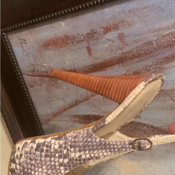 Open Toe Snake Skin - Picture 3 of 3